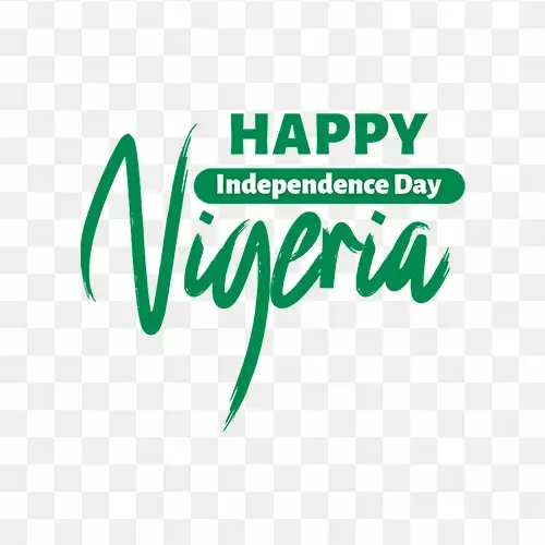 Happy Independence Day Nigeria png image
